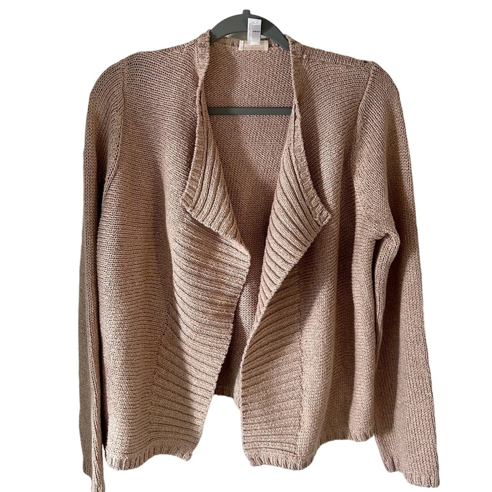 Chico’s Vintage Knit Sweater Woman’s Light Pink Size 2